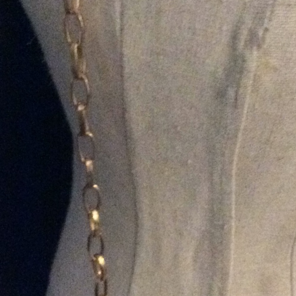 Gold loop chain necklace - Picture 6 of 8